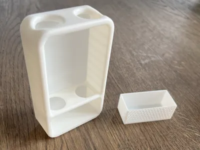 Toothbrush stand wall mounted
