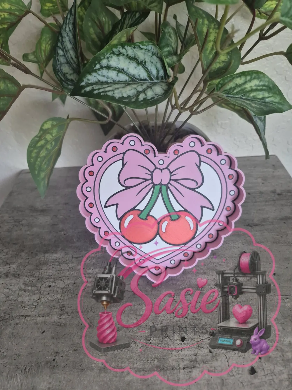 Cherries Trinket Tray Dish - Free 3D Print Model - MakerWorld