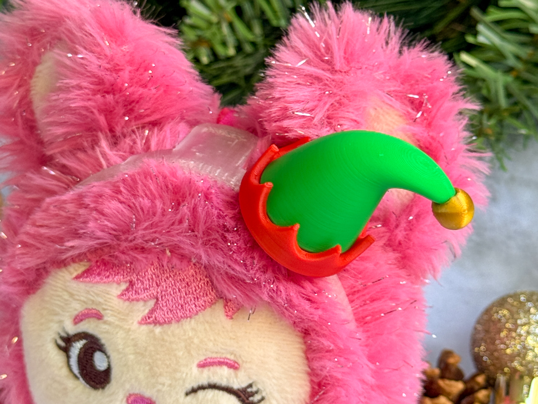 Mini Elf Hat for 17cm Plush Monster Doll