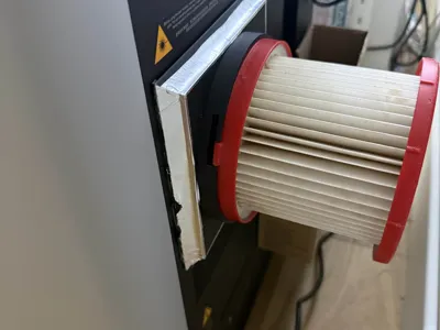 Milwaukee hepa filter adapter for H2D and H2S