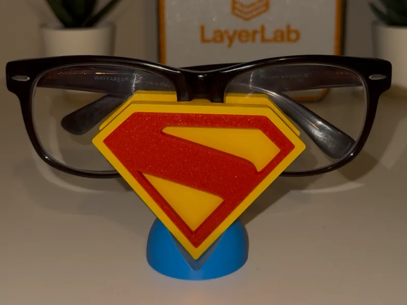 Superman-Inspired Magnetic Glasses Holder