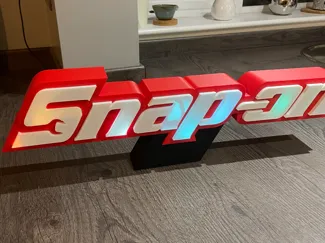 Snap-On LED light 600mm wide with stand