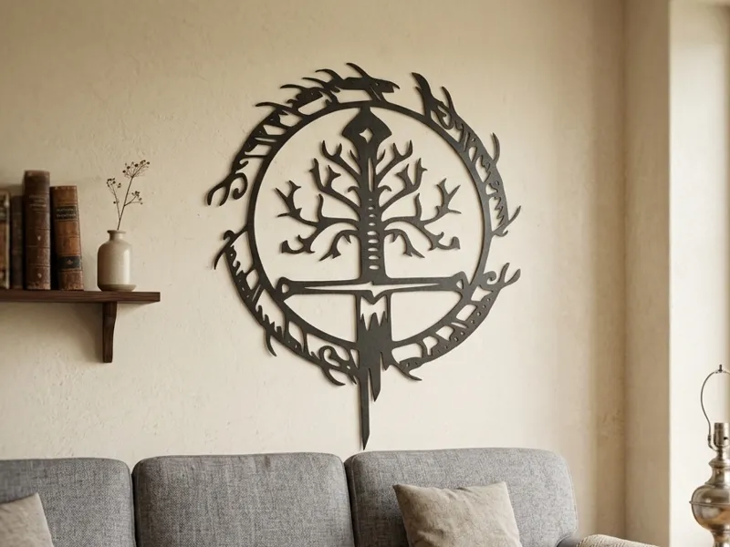 lord of the rings wall decoration.