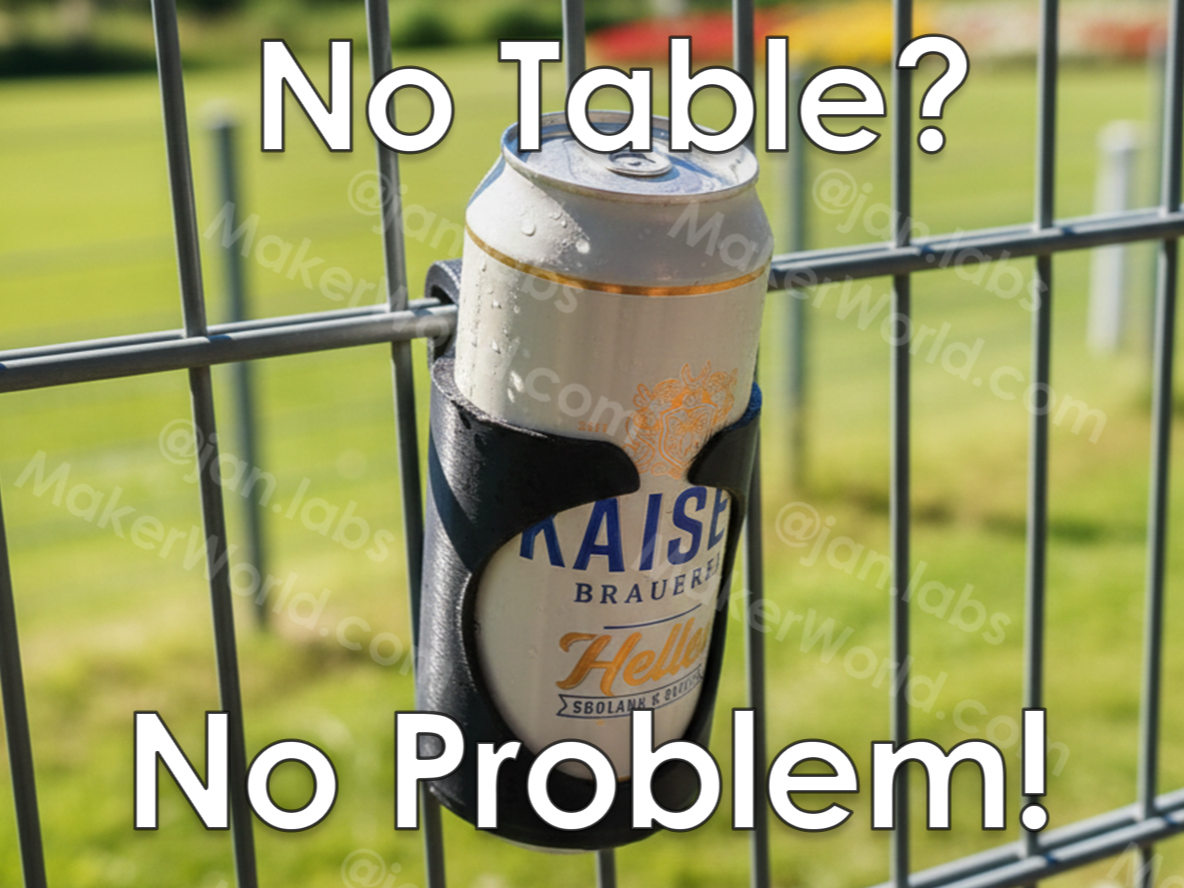 Fence Hanging Drink Holder up to 0.5L