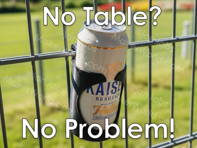Fence Hanging Drink Holder up to 0.5L