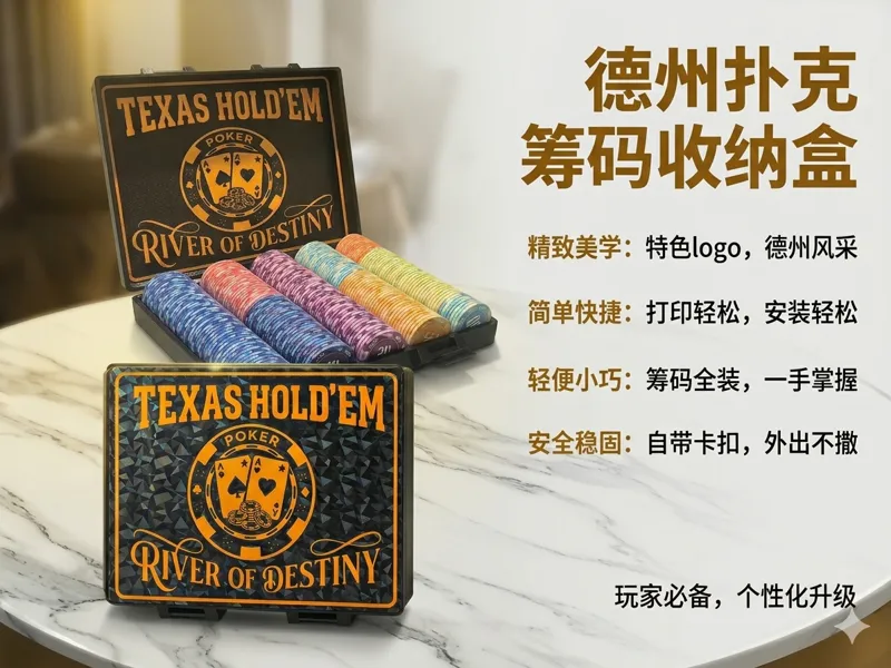筹码收纳盒（支持各种常见尺寸、数量）