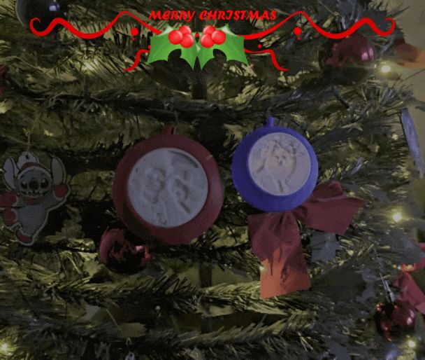 Customizable Christmas Lithophane Ball