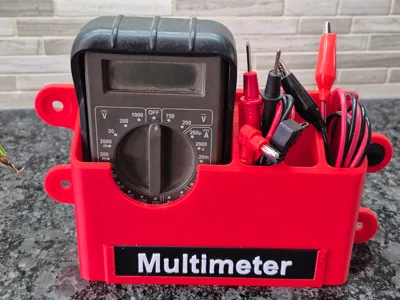 Pegboard Organizer - Multimeter Holder