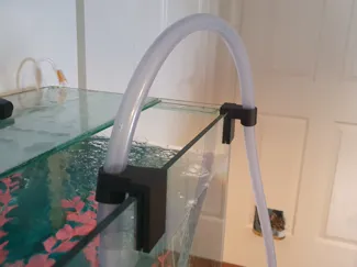 Fish Tank Aquarium Drain Hose OD16mm 6mmGlass Clip
