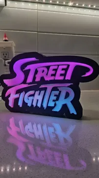 Accesorio para impresora 3D: NO AMS Street Fighter 3D Led Lightbox — vista de referencia 3