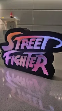 Accesorio para impresora 3D: NO AMS Street Fighter 3D Led Lightbox — vista de referencia 4