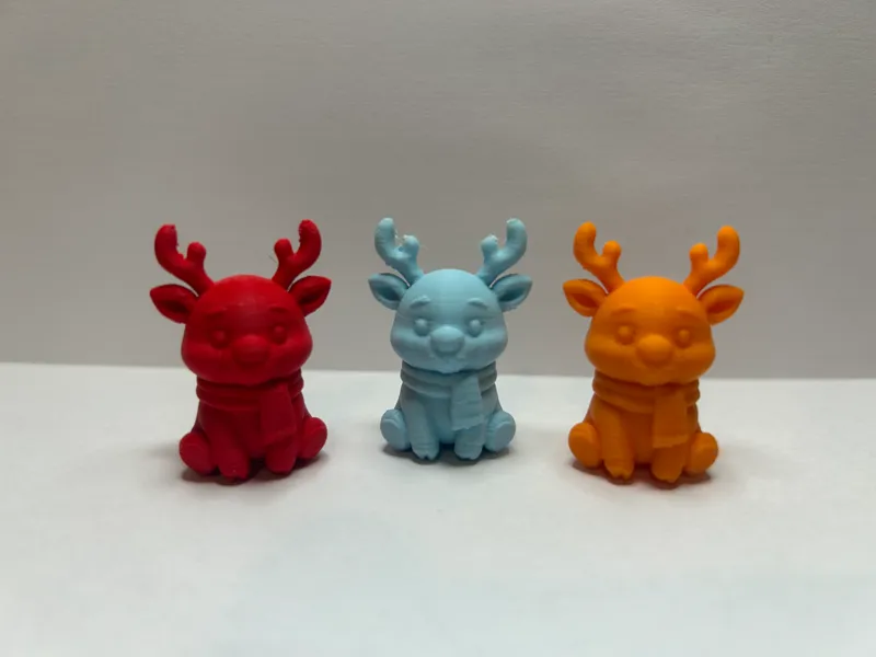 Tiny Colorful Reindeer