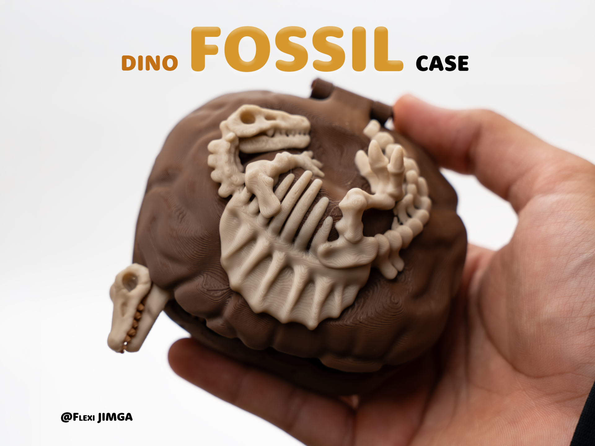 Skeletal Dinosaur Case – Spinosaurus Version 3D model