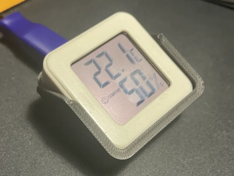 Small thermometer holder