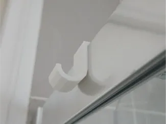 Hanger for Shower glass door with metal brace