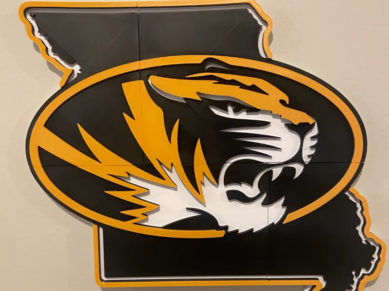 Large Mizzou/Missouri Tiger Art - No AMS needed 