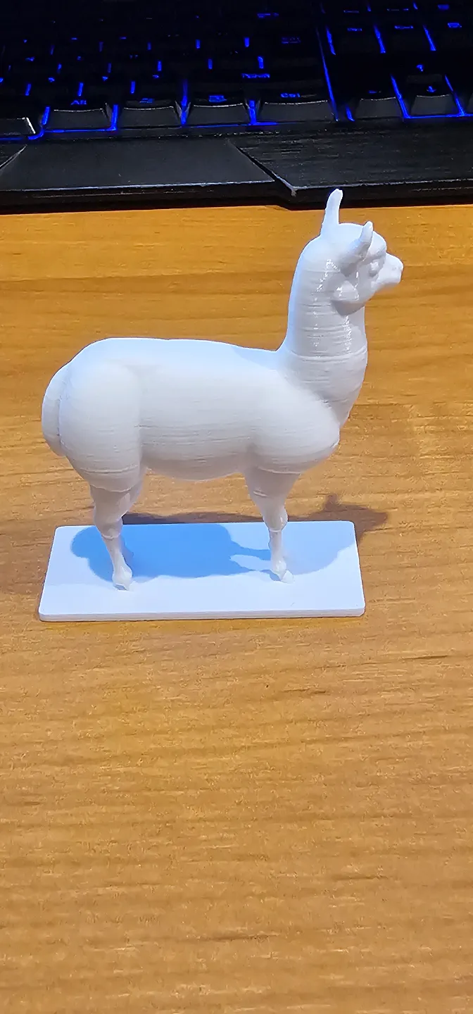 Miniature Lama Llama animal figure model for farm by Emashi - MakerWorld