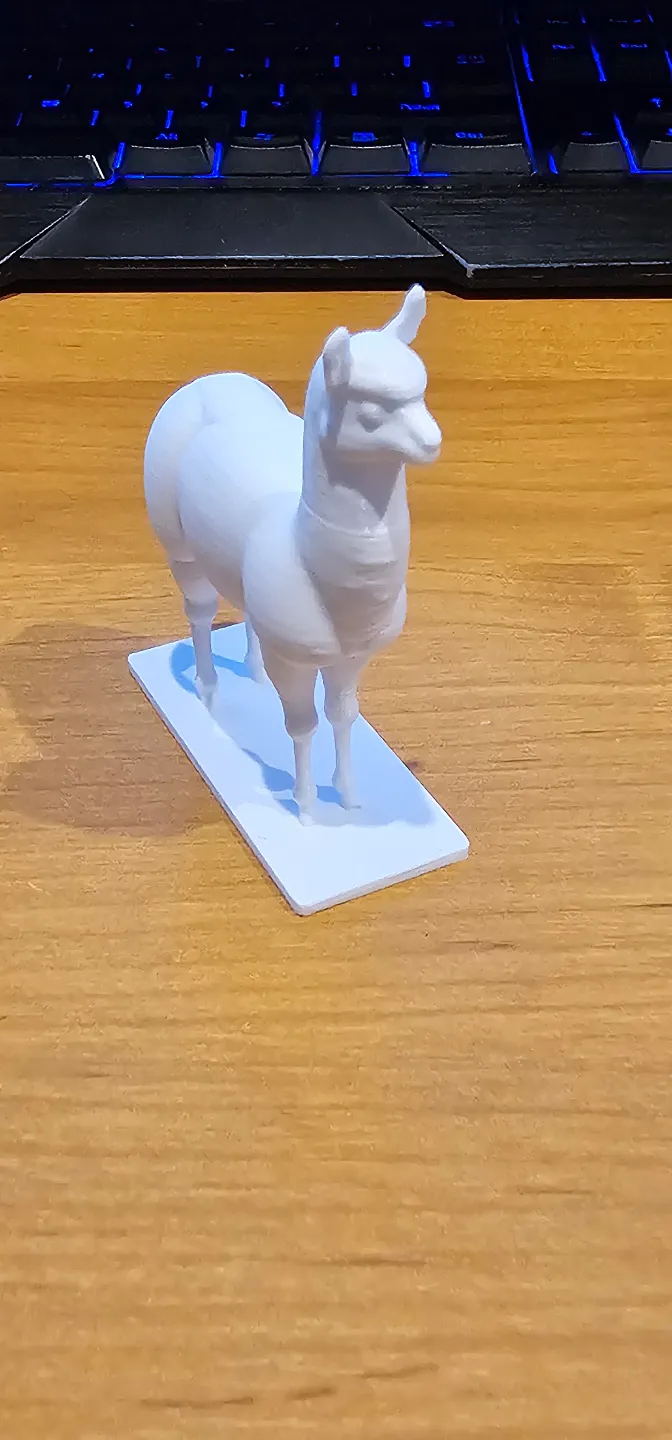 Miniature Lama Llama animal figure model for farm by Emashi - MakerWorld