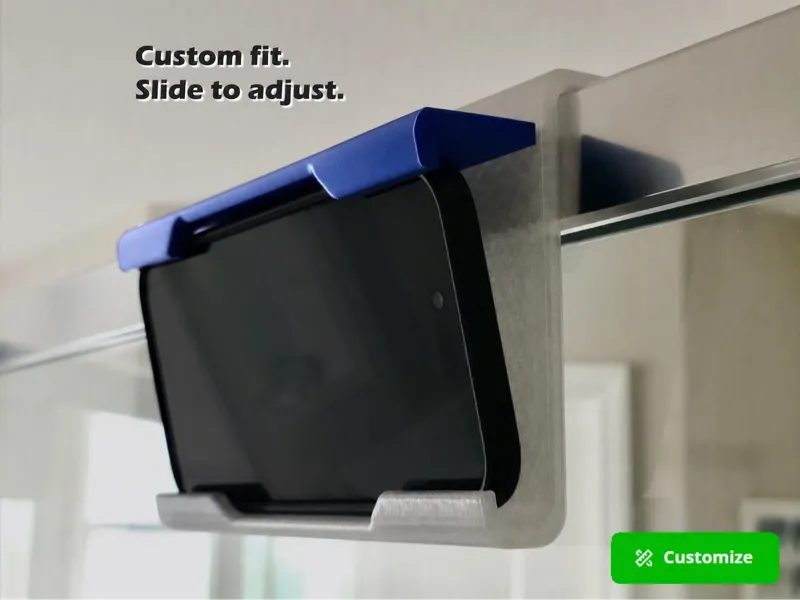 Shower Phone Holder | Parametric & Adjustable