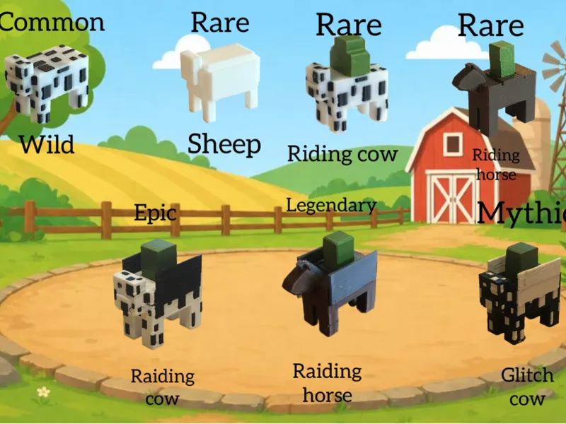 Farm animal blindbox/BonBon