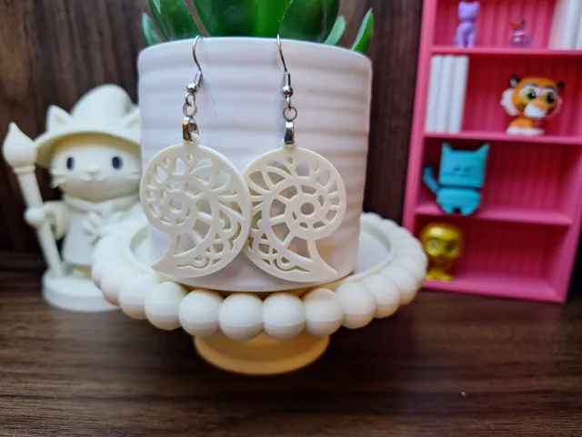 Lotus Shell Earrings