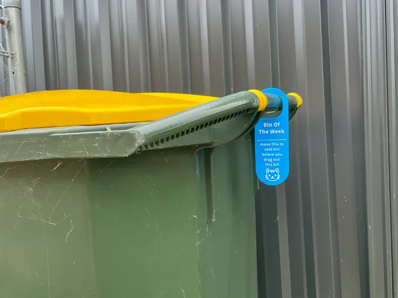 Sign: Bin of the week