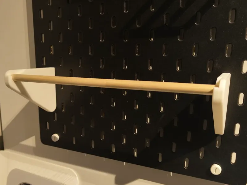 10mm rod holder for spool organizer IKEA Skadis