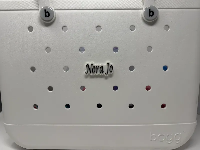 Bogg Bag Name Charm (Nora Jo)