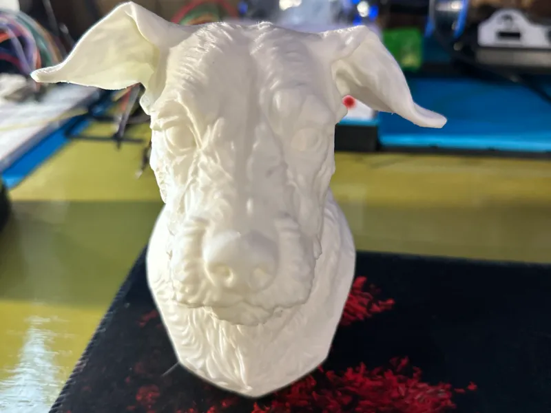 Bingo: Wire-Haired Dachshund Bust