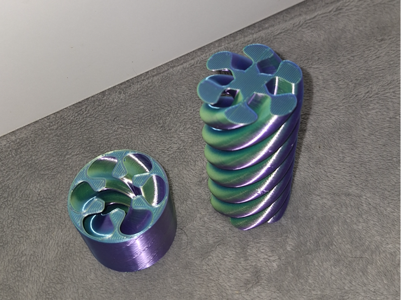 Spiral Fidget Toy Cylinder