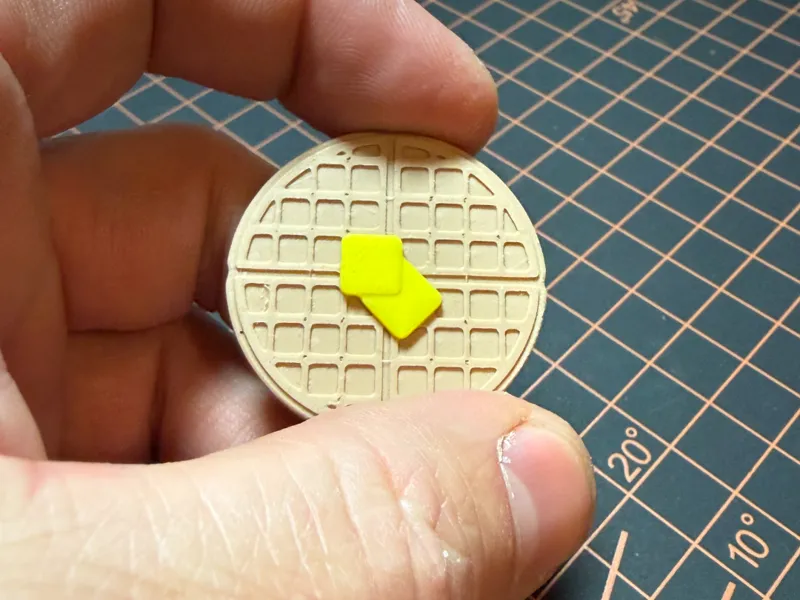 Waffle Golf Ball Marker 