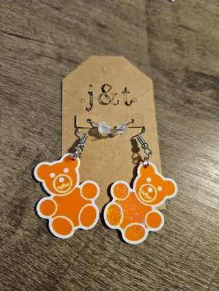 Gummy bear earrings