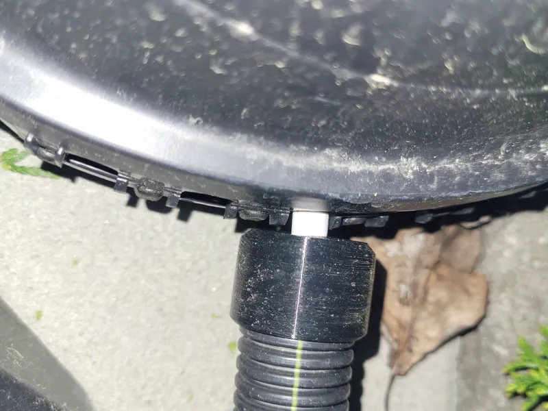 Endkappe 25mm Elektroschlauch mit Kabelauslass