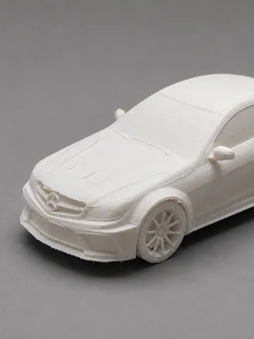 Modelo para impresión 3D: Mercedes-Benz W204 C63 AMG|奔驰 W204 C63 AMG|一体打印 — vista de referencia 2