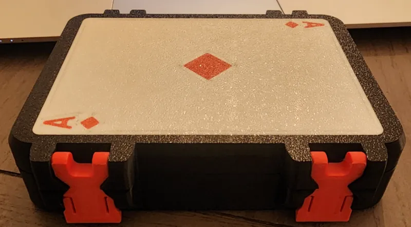 snaplock storage box for playing cards