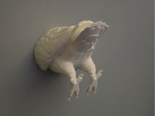 Parrot tail coat hanger