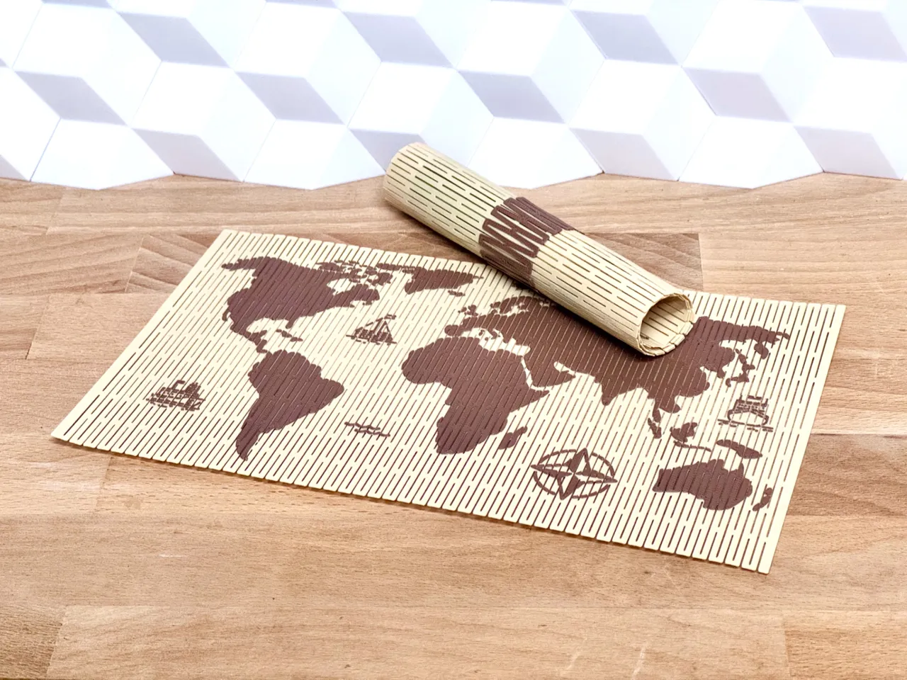 Flexi World Map (flexible world map) view 3