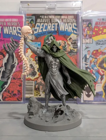 Accesorio para impresora 3D: Doctor Doom Thanos Spine Execution — vista de referencia 3