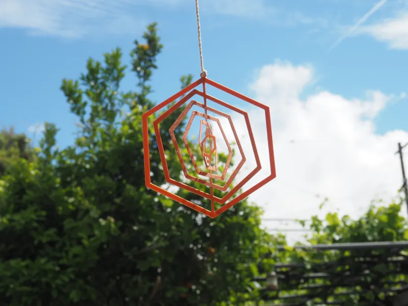 Hex Vortex Wind Spinner
