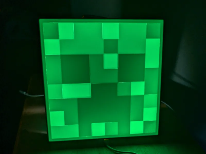 Minecraft Creeper Lightbox