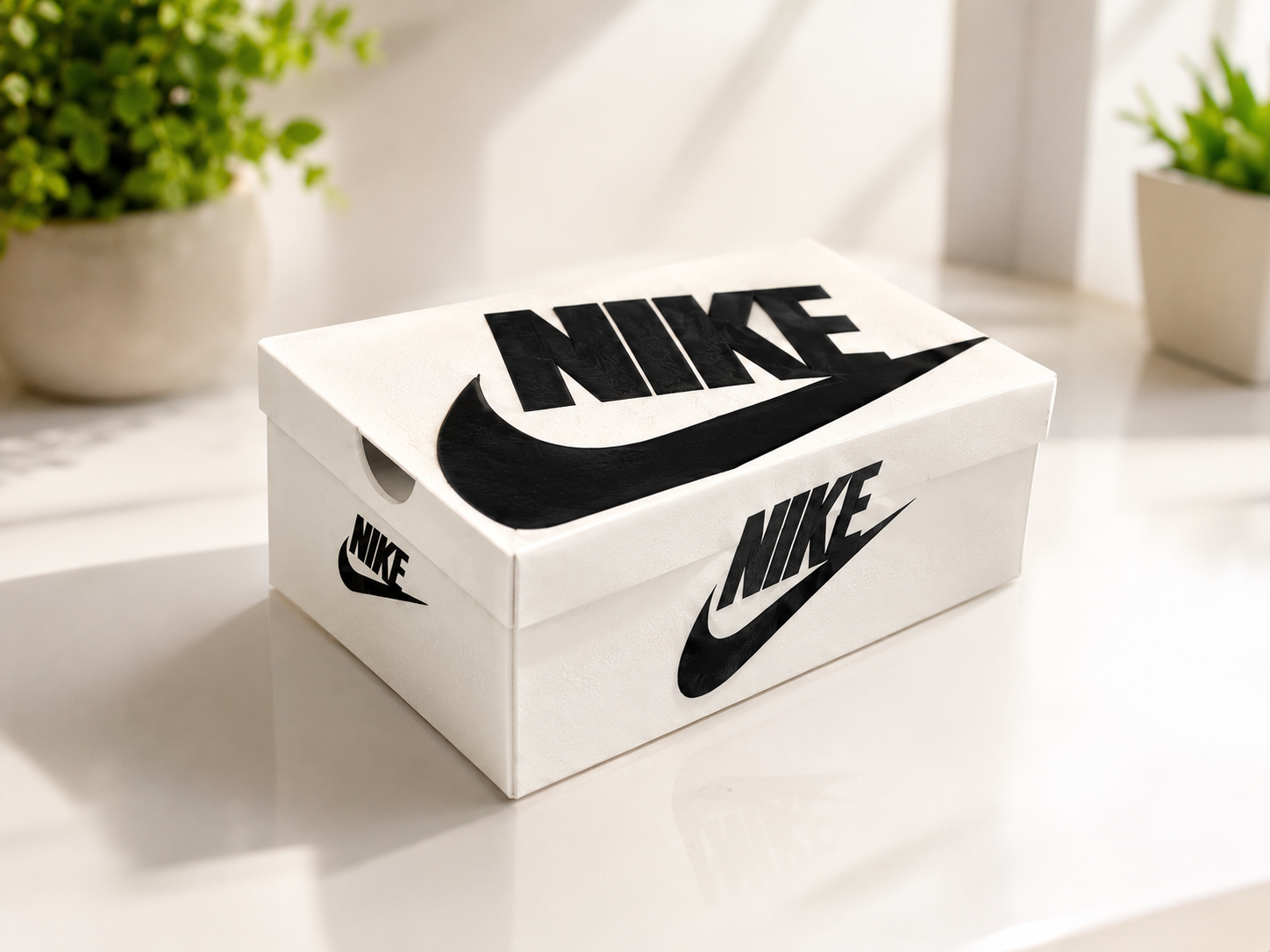 Mini Sneaker-Box zum Falten & Kleben