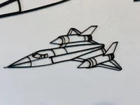 Tableau mural avion SR-71 Blackbird (format moyen) — photo 2