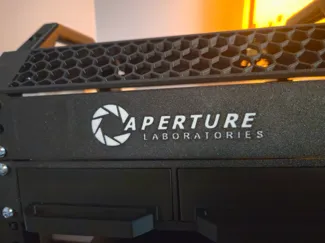 Aperture Laboratories 1U 10" rack blank