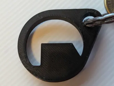 Half-Life Black Mesa keychain