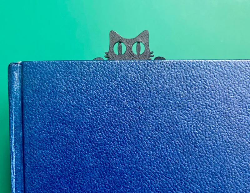 Single Colour Cat Bookmark