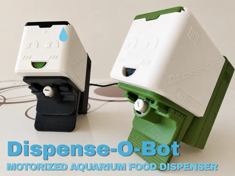 Dispense-O-Bot - Aquarium food dispenser