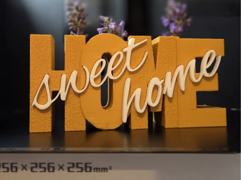 Sweet Home Moderner Deko Schriftzug Schreibschrift