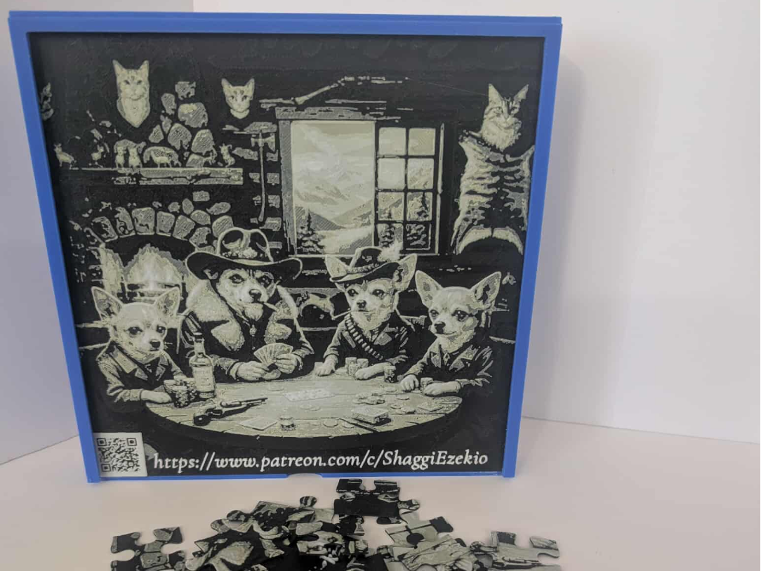 49 Piece Hunting Dogs Jigsaw Puzzle 
