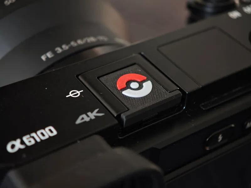 Pokeball Hotshoe for Sony Camera