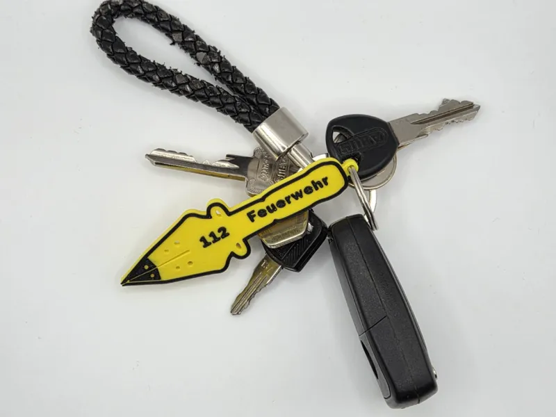 Feuerwehr Spreizer Schlüsselanhänger